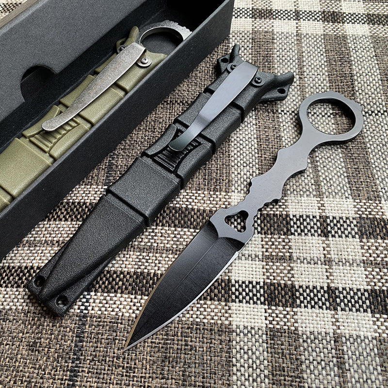 BM Butterfly 176 Small Straight Knife Outdoor Fishing Portable High Hardness Sharp Survival Knife