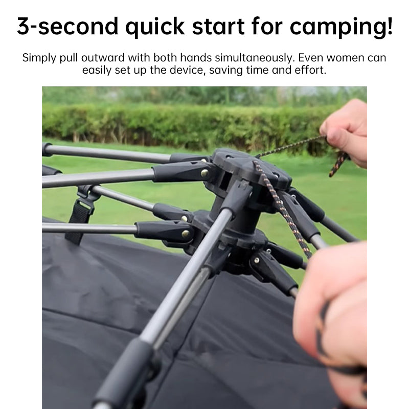 3-4 Person One-Touch Beach & Camping Tent – UV-Resistant, Quick Setup