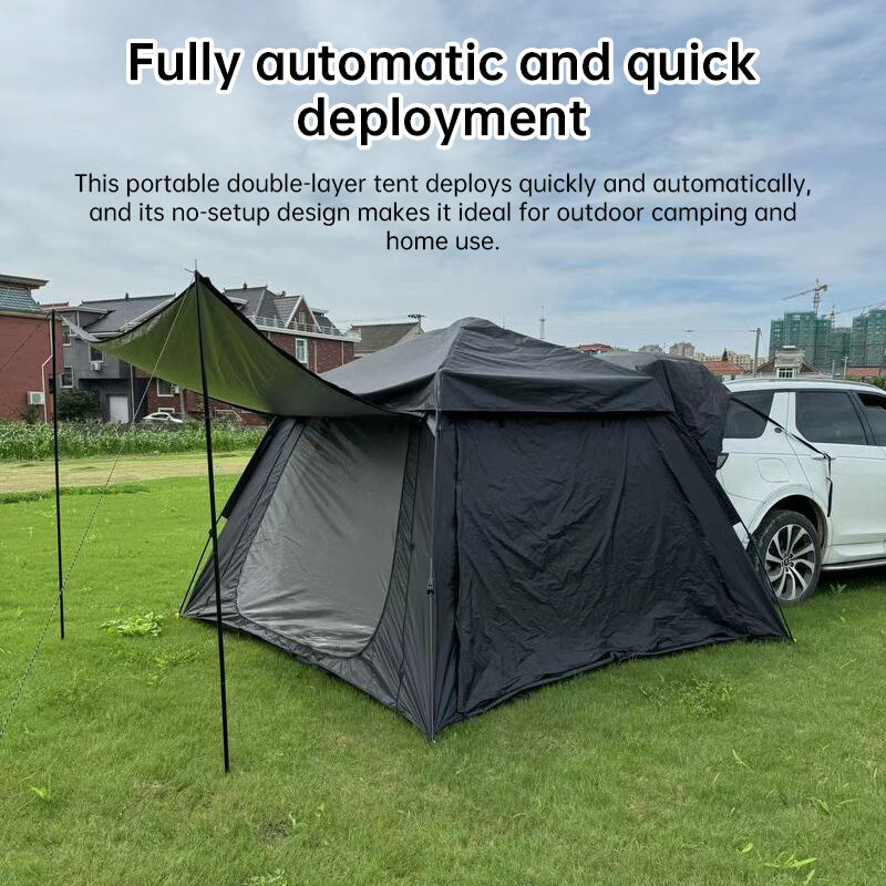 Quick-Open Automatic Camping Tent – 4-Season, No-Setup, Portable