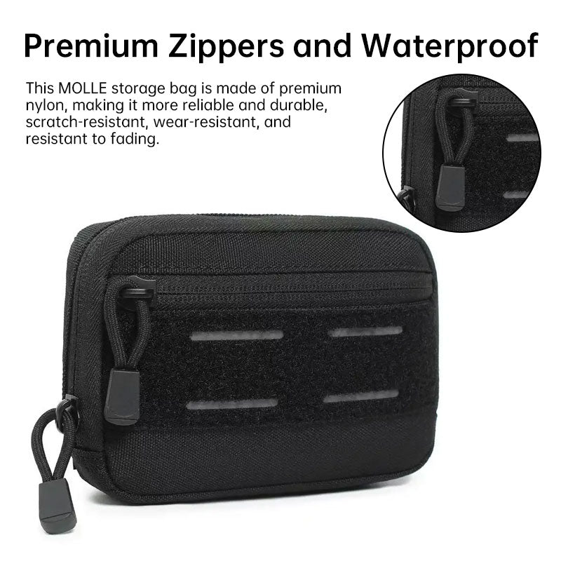 MOLLE Tactical Waist Pack, Multifunctional EDC Admin Pouch for Outdoor & Hunting