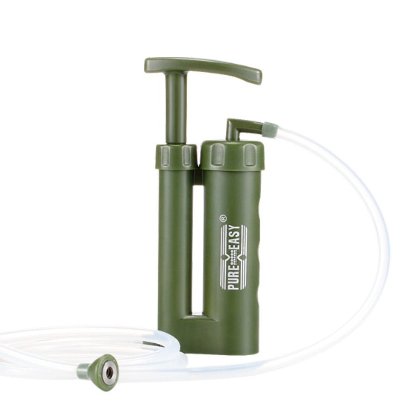 Portable Pump Water Filter for Camping, Hiking & Emergency Survival